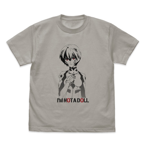 エヴァンゲリオン 綾波レイ グラデーション Tシャツ/LIGHT GRAY-S 画像 2 | AniSmile