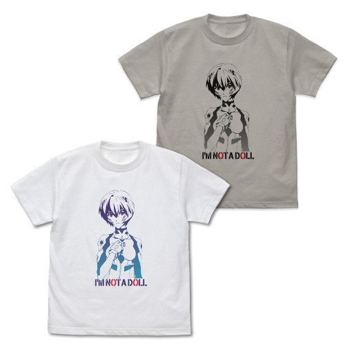 エヴァンゲリオン 綾波レイ グラデーション Tシャツ/WHITE-M - 公式商品画像 | AniSmile