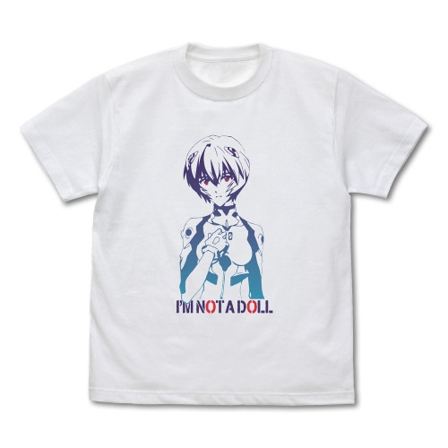 エヴァンゲリオン 綾波レイ グラデーション Tシャツ/WHITE-S 画像 2 | AniSmile