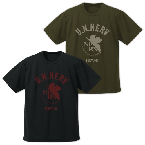 エヴァンゲリオン NERV ドライTシャツ/BLACK-M - 公式商品画像 | AniSmile