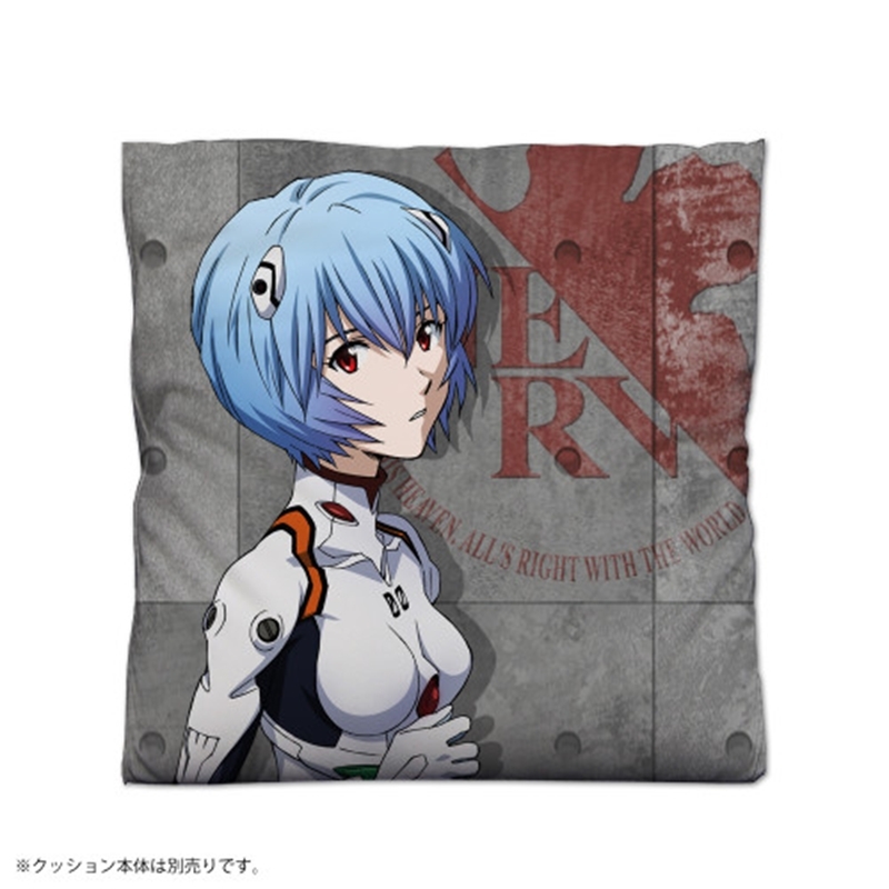 エヴァンゲリオン 綾波レイ 両面プリントクッションカバー 画像 3 | AniSmile