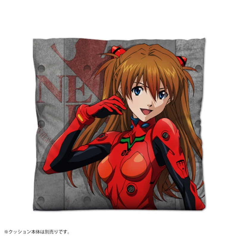エヴァンゲリオン 式波・アスカ・ラングレー 両面プリントクッションカバー 画像 3 | AniSmile