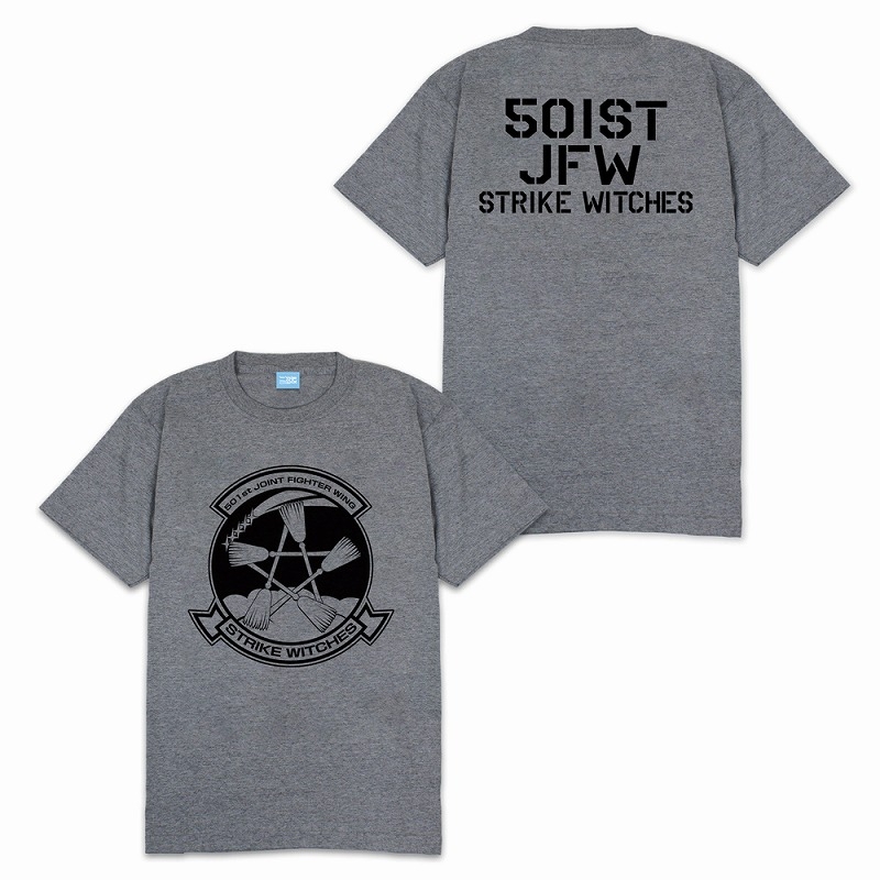 ストライクウィッチーズ ヘビーウェイトTシャツ/MIX GRAY-M - 公式商品画像 | AniSmile