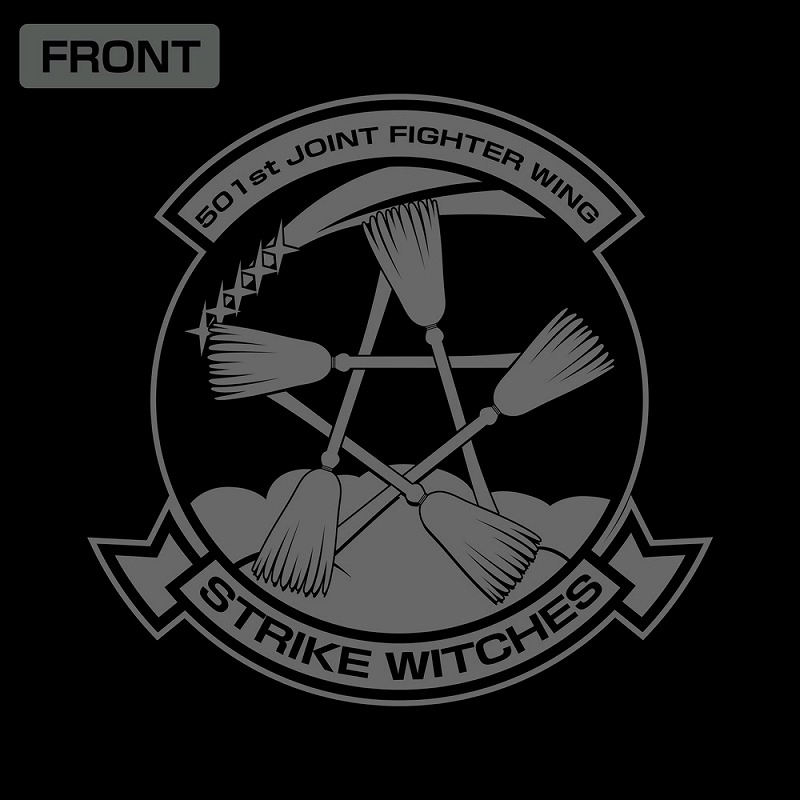 ストライクウィッチーズ ヘビーウェイトTシャツ/BLACK-M Image 4 | AniSmile
