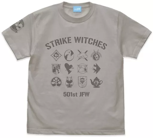 ストライクウィッチーズ パーソナルマーク Tシャツ/LIGHT GRAY-L - 公式商品画像 | AniSmile