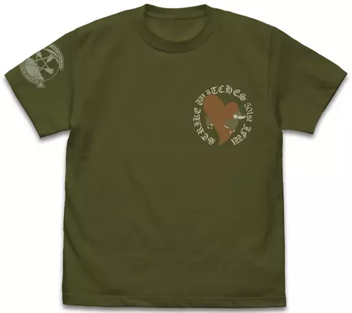第501統合戦闘航空団 ストライクウィッチーズ ROAD to BERLIN エーリカ・ハルトマンパーソナルマーク Tシャツ/MOSS-L - 公式商品画像 | AniSmile