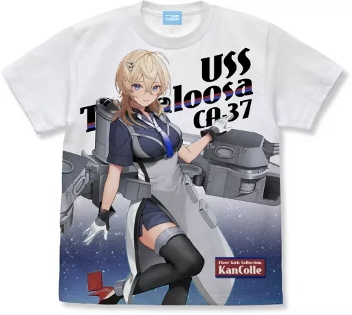 艦隊これくしょん -艦これ- タスカルーサ フルグラフィックTシャツ/WHITE-L - AniSmile
