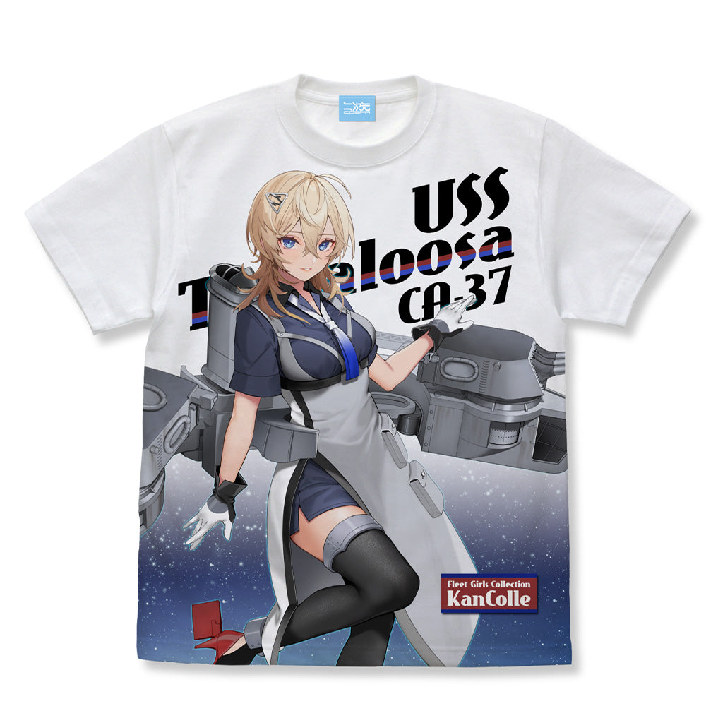 艦隊これくしょん -艦これ- タスカルーサ フルグラフィックTシャツ/WHITE-S - AniSmile