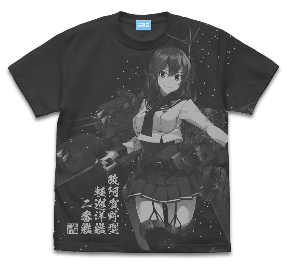 艦隊これくしょん -艦これ- 能代改二 オールプリントTシャツ/SUMI-S - AniSmile