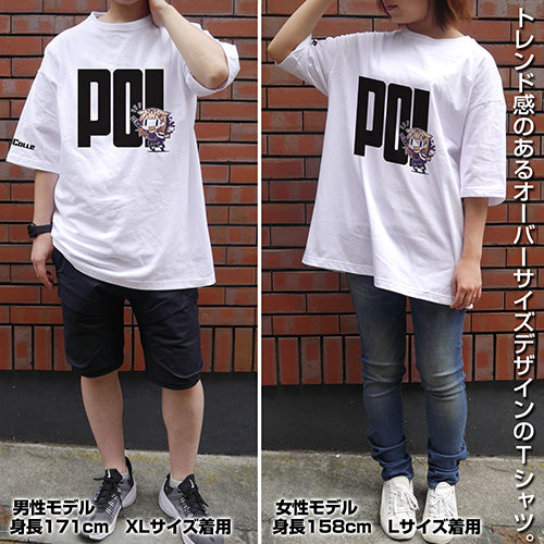 艦隊これくしょん -艦これ- 夕立っぽいビッグシルエットTシャツ/WHITE-L Image 2 | AniSmile