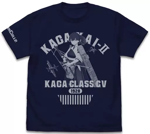 艦隊これくしょん -艦これ- 加賀改二護 Tシャツ/NAVY-XL - AniSmile