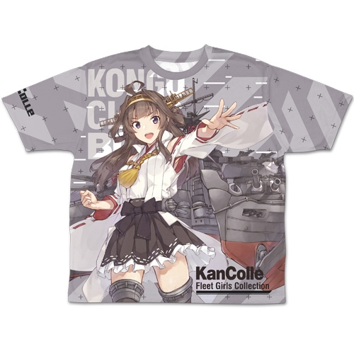 艦隊これくしょん -艦これ- 金剛改二丙 両面フルグラフィックTシャツ/XL 图片 2 | AniSmile