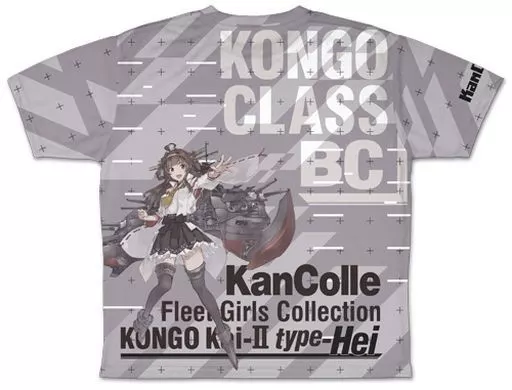 艦隊これくしょん -艦これ- 金剛改二丙 両面フルグラフィックTシャツ/L 画像 2 | AniSmile
