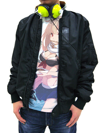 艦隊これくしょん -艦これ- 夕立改二 水着mode フルグラフィックTシャツ/WHITE-S 图片 2 | AniSmile