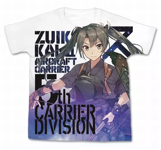 艦隊これくしょん -艦これ- 瑞鶴改二 フルグラフィックTシャツ/WHITE-XL - AniSmile