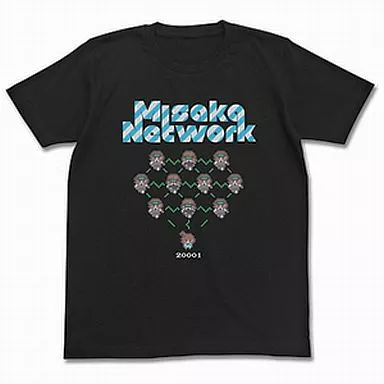 とある魔術の禁書目録 ミサカネットワークTシャツ/BLACK-XL - AniSmile
