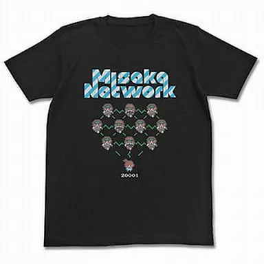 とある魔術の禁書目録 ミサカネットワークTシャツ/BLACK-L - AniSmile