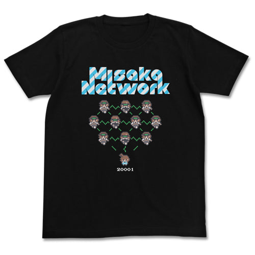 とある魔術の禁書目録 ミサカネットワークTシャツ/BLACK-M - AniSmile
