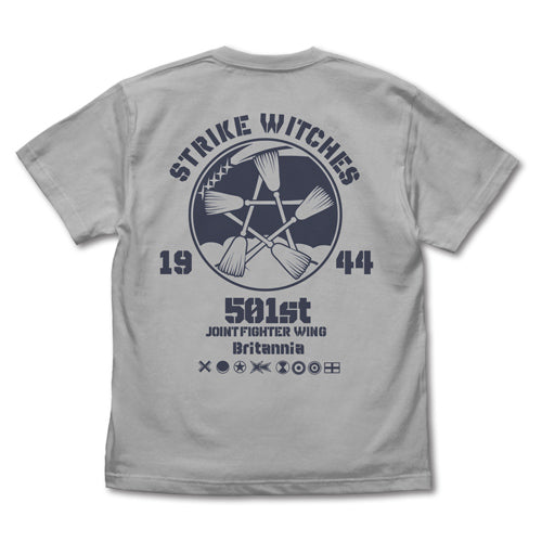 ストライクウィッチーズ ROAD to BERLIN STRIKE WITCHES エンブレム Tシャツ/LIGHT GRAY-S 图片 2 | AniSmile