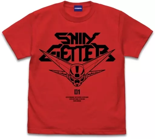 真(チェンジ!!)ゲッターロボ 世界最後の日 真ゲッター1アイコン Tシャツ/HIGH RED-M - 公式商品画像 | AniSmile