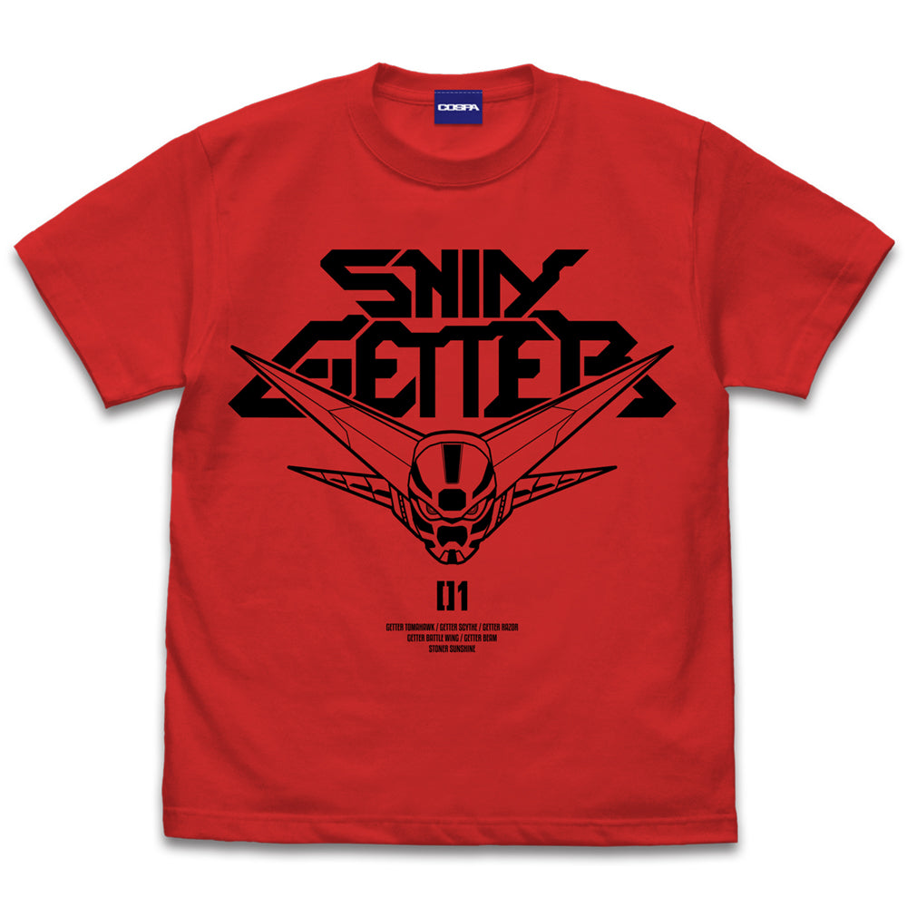真(チェンジ!!)ゲッターロボ 世界最後の日 真ゲッター1アイコン Tシャツ/HIGH RED-S - 公式商品画像 | AniSmile