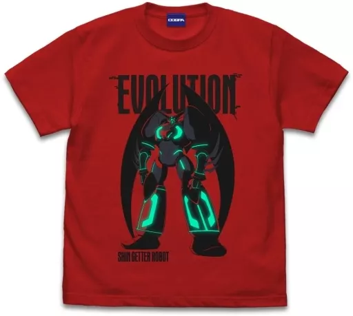 真ゲッターロボ Tシャツ/RED-L - 公式商品画像 | AniSmile