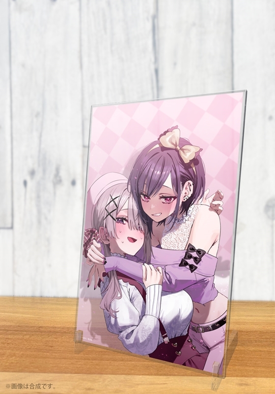 好都合セミフレンド 久留真珠海&浜薔薇輝子 アクリルアートスタンド - 公式商品画像 | AniSmile