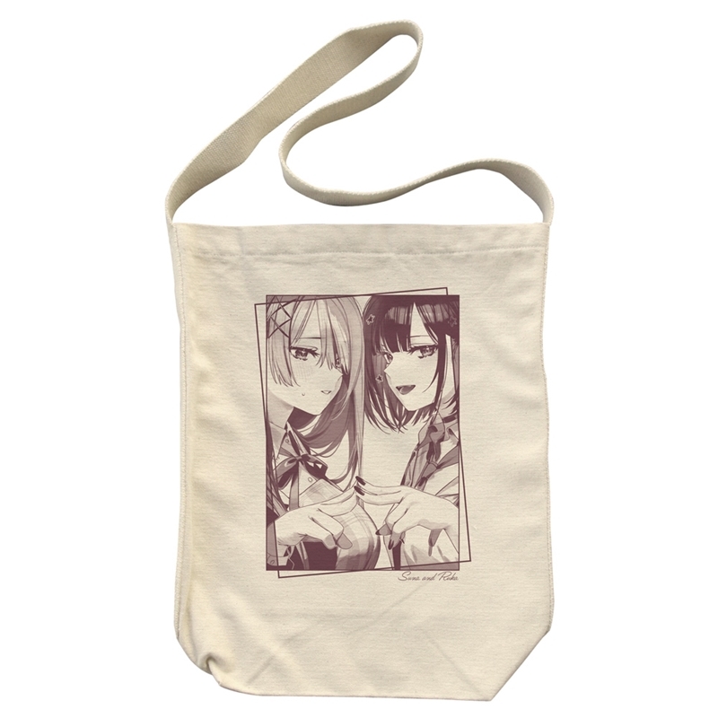 好都合セミフレンド 久留真珠海&浜薔薇輝子 ショルダートート/NATURAL - 公式商品画像 | AniSmile