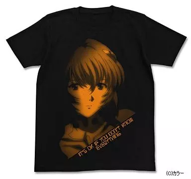 エヴァンゲリオン 綾波グラフィックTシャツ/BLACK-L - 公式商品画像 | AniSmile