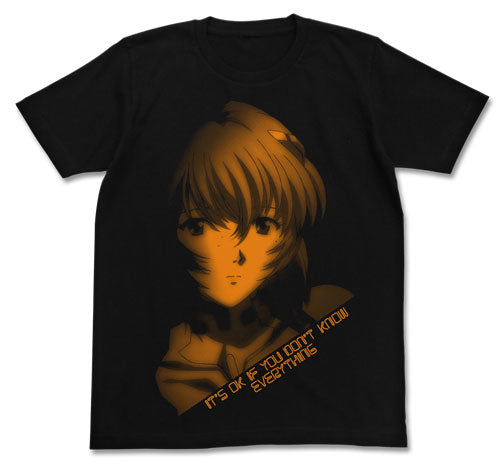 エヴァンゲリオン 綾波グラフィックTシャツ/BLACK-S - 公式商品画像 | AniSmile