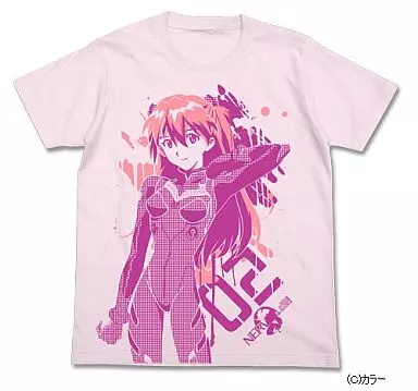 エヴァンゲリオン アスカグラフィックTシャツ/LIGHT PINK-XL - 公式商品画像 | AniSmile