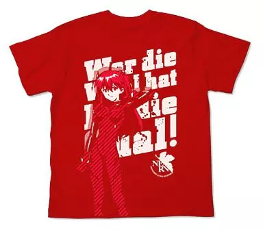 エヴァンゲリオン 新劇場版アスカTシャツ/RED-M - 公式商品画像 | AniSmile