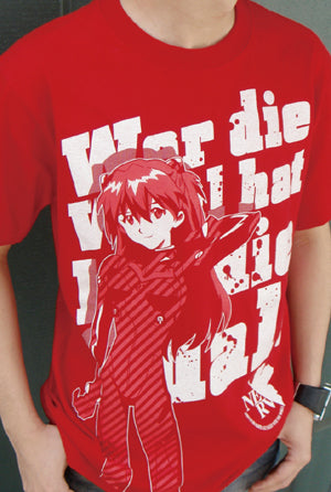 エヴァンゲリオン 新劇場版アスカTシャツ/RED-S 画像 3 | AniSmile