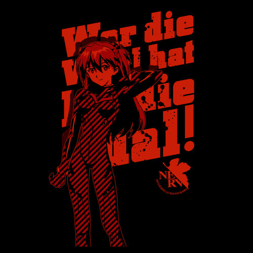 エヴァンゲリオン 新劇場版アスカTシャツ/BLACK-S 画像 2 | AniSmile