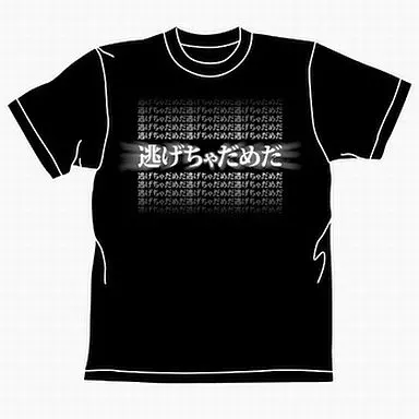 エヴァンゲリオン 逃げちゃだめだグラデーションTシャツ/BLACK-L - 公式商品画像 | AniSmile