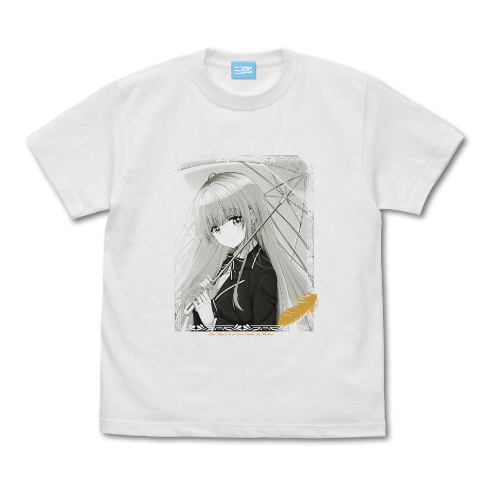 お隣の天使様にいつの間にか駄目人間にされていた件 椎名真昼 Tシャツ/WHITE-S - 公式商品画像 | AniSmile