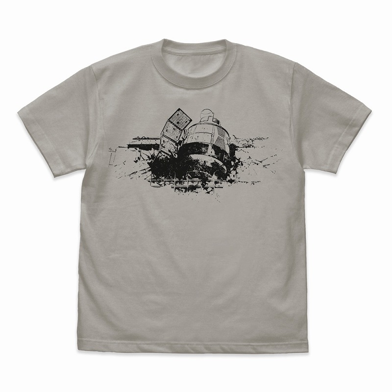 STEINS;GATE タイムマシン Clash Tシャツ/LIGHT GRAY-L - 公式商品画像 | AniSmile