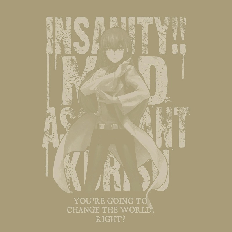 STEINS;GATE 鳳凰院紅莉栖 Tシャツ/SAND KHAKI-L 画像 2 | AniSmile