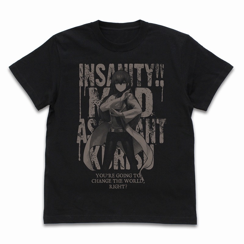 STEINS;GATE 鳳凰院紅莉栖 Tシャツ/BLACK-M - 公式商品画像 | AniSmile