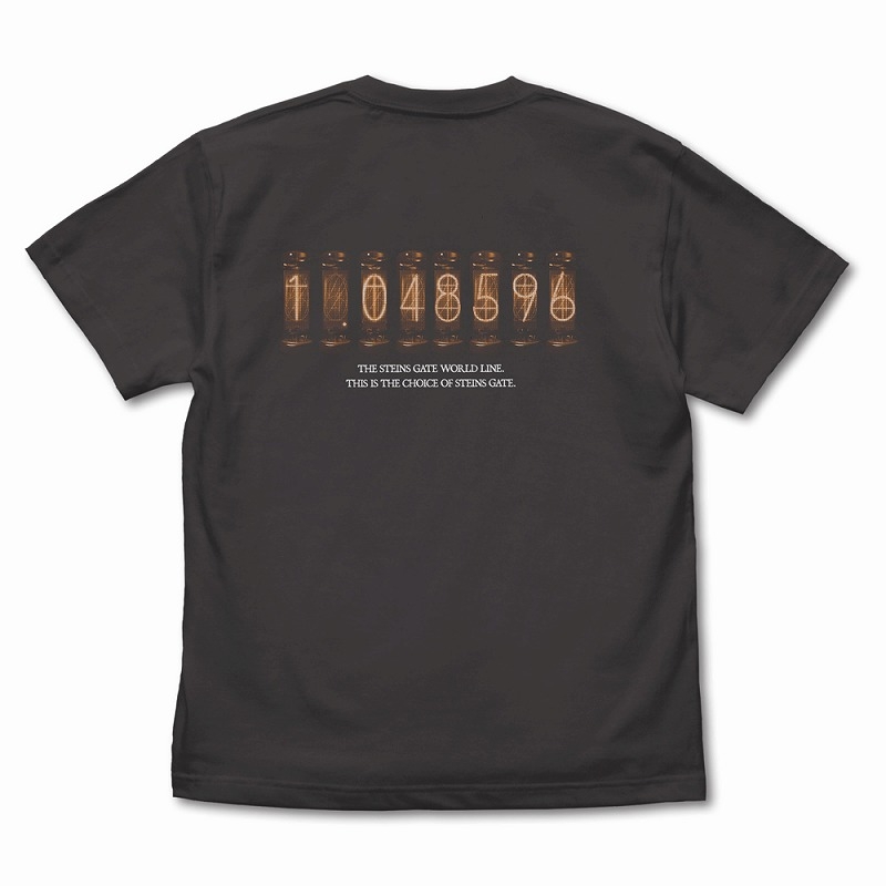 STEINS;GATE ダイバージェンスメーター Tシャツ/SUMI-M 画像 2 | AniSmile