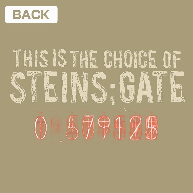 STEINS;GATE エル・プサイ・コングルゥ Tシャツ ver.2.0/SAND KHAKI-L 画像 4 | AniSmile