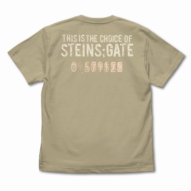 STEINS;GATE エル・プサイ・コングルゥ Tシャツ ver.2.0/SAND KHAKI-S 画像 2 | AniSmile