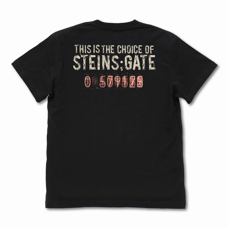 STEINS;GATE エル・プサイ・コングルゥ Tシャツ ver.2.0/BLACK-S 画像 2 | AniSmile