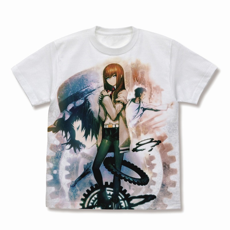 STEINS;GATE 牧瀬紅莉栖 フルグラフィックTシャツ/WHITE-S - 公式商品画像 | AniSmile