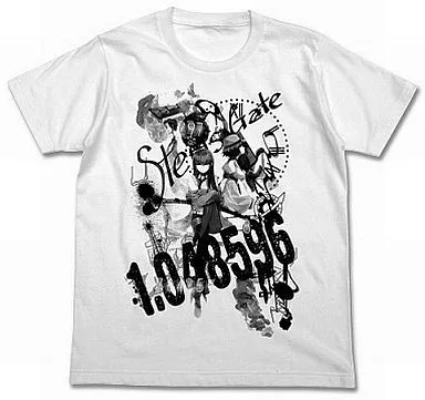 STEINS;GATE シュタインズ・ゲートコラージュTシャツ/WHITE-L - 公式商品画像 | AniSmile