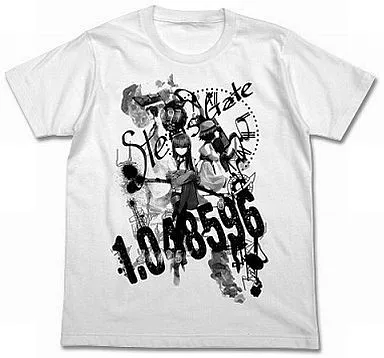 STEINS;GATE シュタインズ・ゲートコラージュTシャツ/WHITE-M - 公式商品画像 | AniSmile