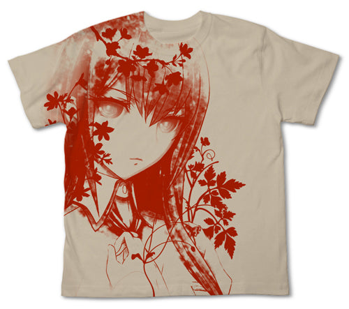 STEINS;GATE 紅莉栖Tシャツ/LIGHT BEIGE-S - 公式商品画像 | AniSmile