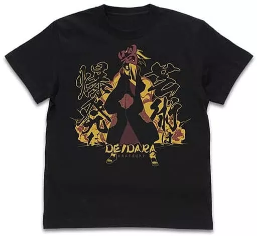 NARUTO -ナルト- 疾風伝 デイダラ 芸術は爆発だ Tシャツ/BLACK-L - 公式商品画像 | AniSmile