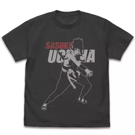 NARUTO -ナルト- 疾風伝 うちはサスケ Tシャツ/SUMI-XL - 公式商品画像 | AniSmile