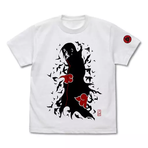 NARUTO -ナルト- 疾風伝 イタチの月読 Tシャツ/WHITE-XL - 公式商品画像 | AniSmile